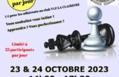 Stage d'échecs du 23 au 24 octobre 2023