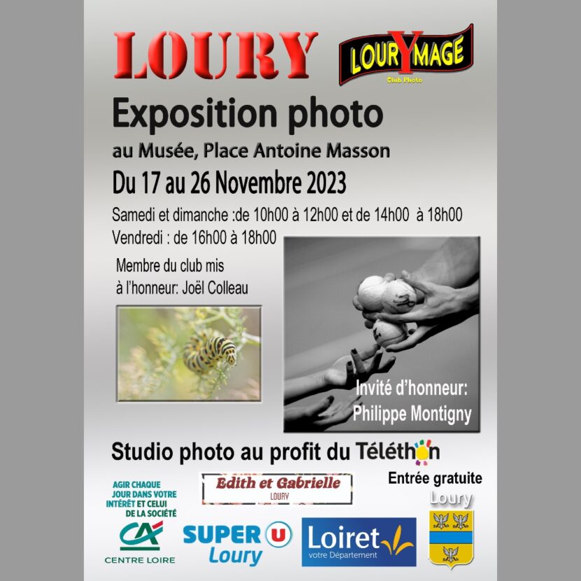 17 -> 26 novembre – Expo photos à Loury