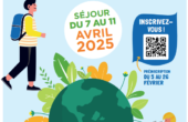 05 FEVRIER : inscription séjour environnement pour les collégiens