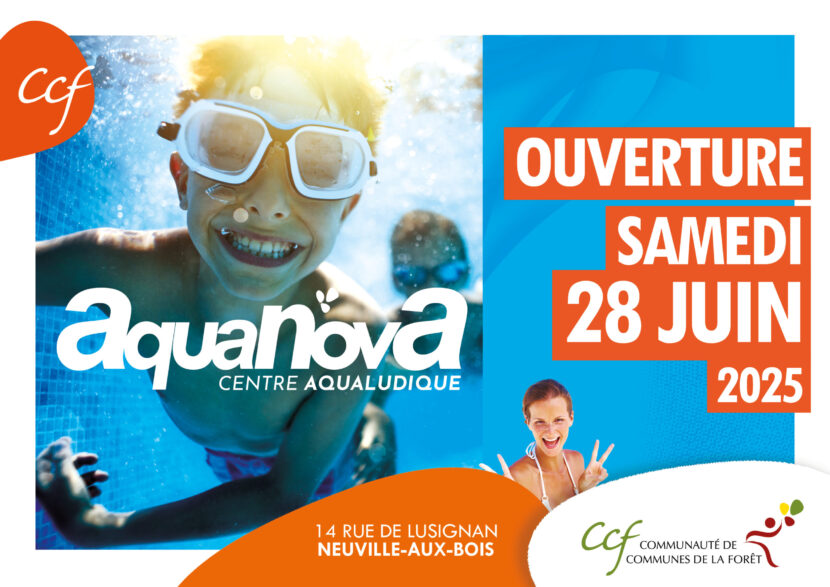 28 juin : ouverture du centre aqualudique aquanova