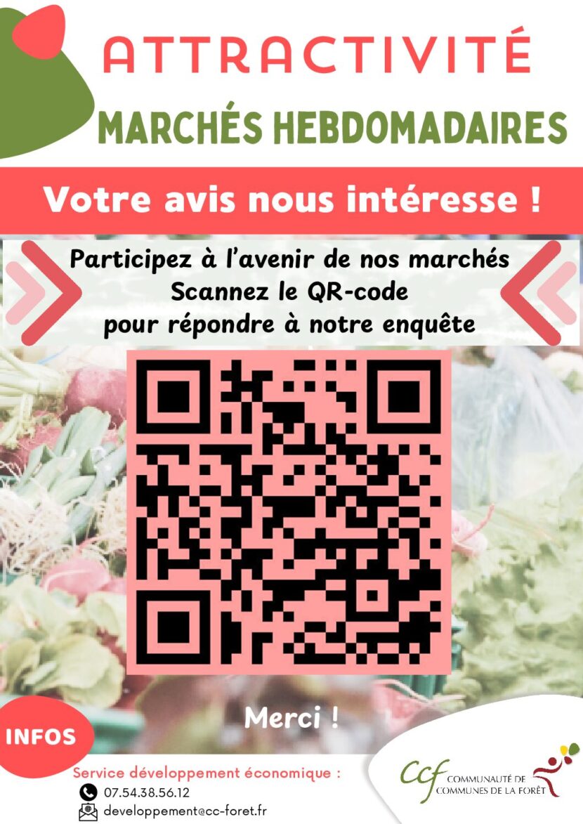 enquête CCF marchés hebdomadaires