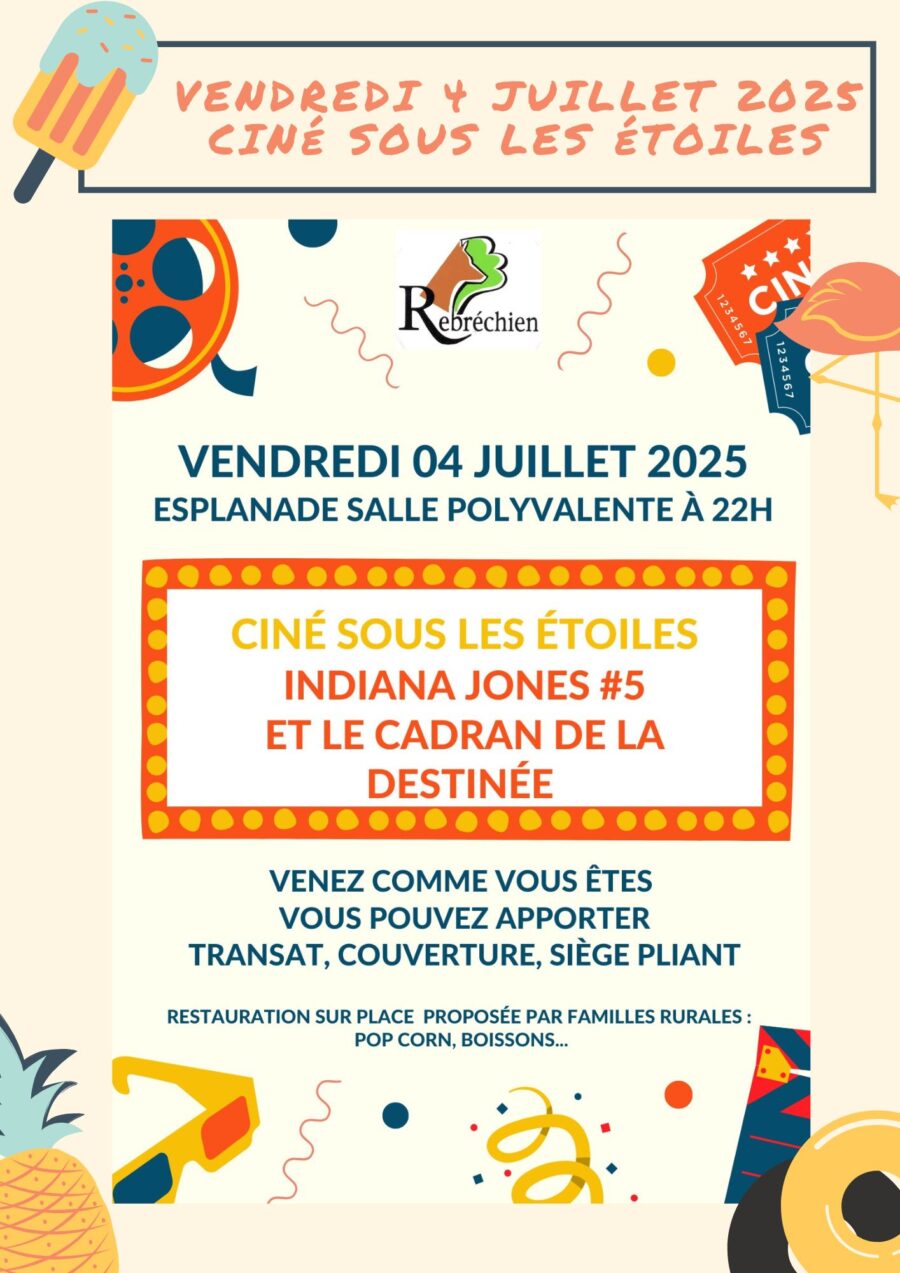 04 juillet : ciné sous les étoiles