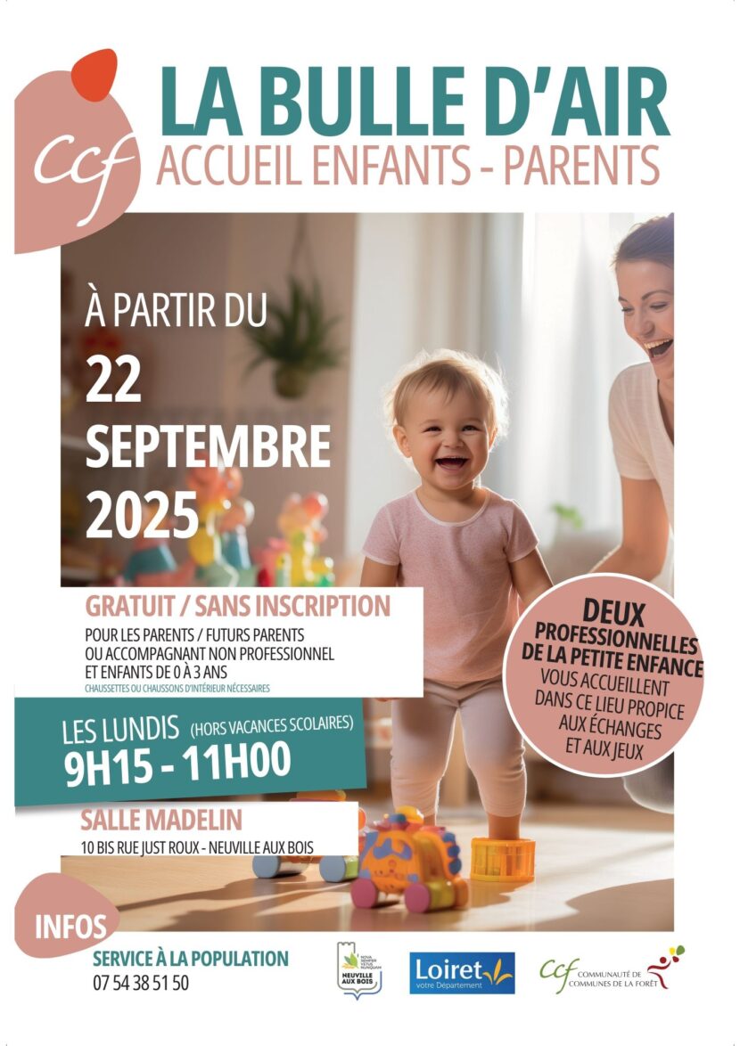 22 sept : ACTION PARENTALITÉ CCF