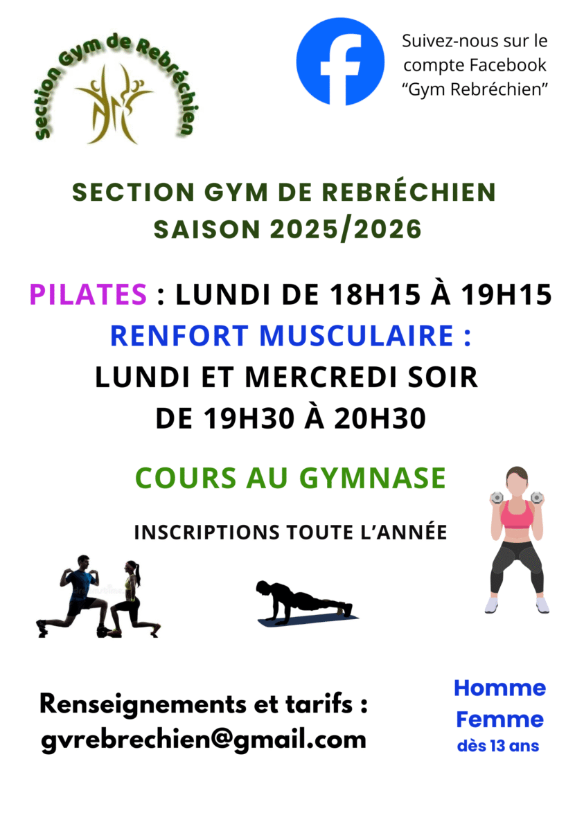 1 sept : section gym de rebréchien