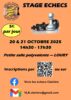 20 & 21 oct : stage echecs – loury