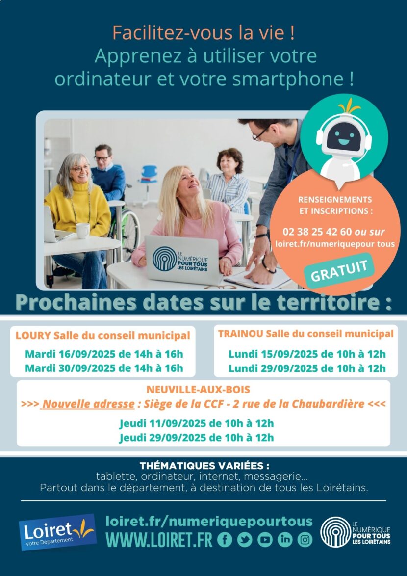 Formation : apprenez à utiliser votre ordinateur et votre smartphone !