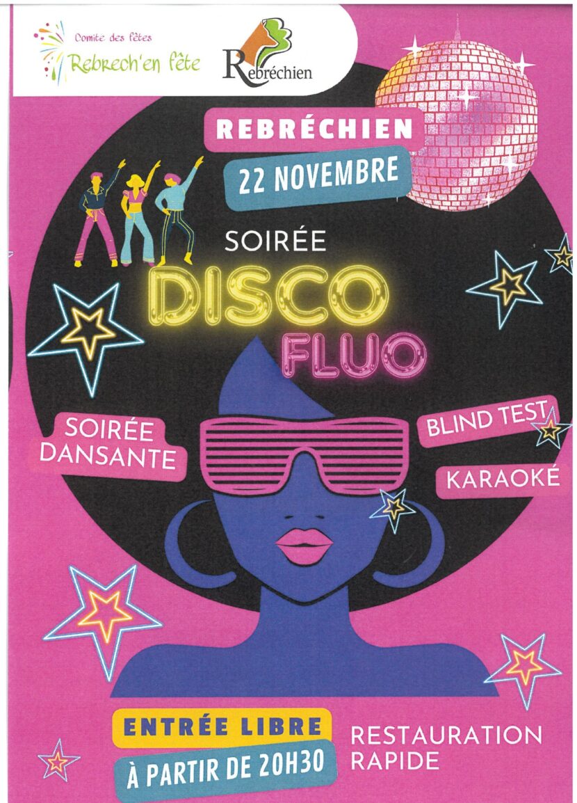 22 NOV : SOIRÉE DISCO