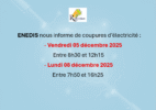 COUPURES D&rsquo;électricité