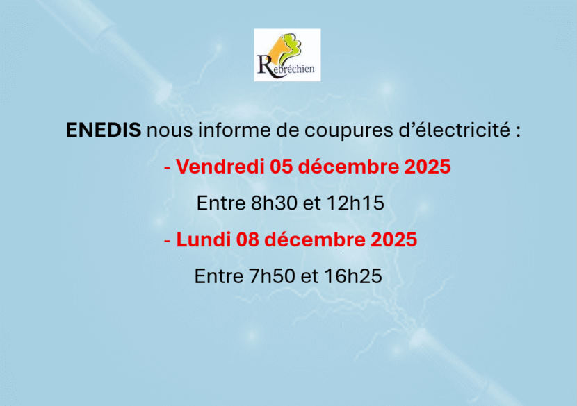 COUPURES D’électricité