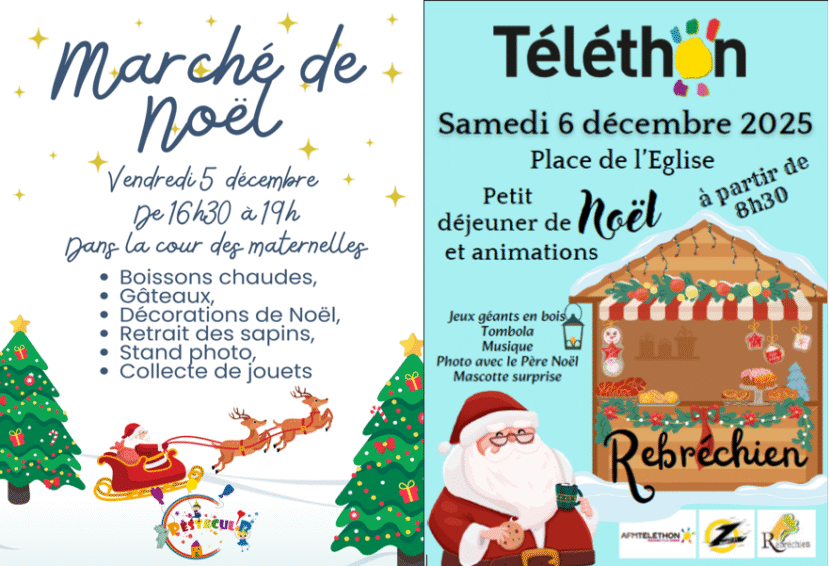 05-06 déc : Marché de Noël et Téléthon