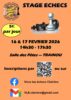 16 & 17 févier : Stage d&rsquo;échecs VLE à Trainou