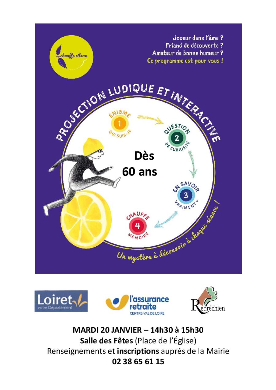 20 janvier : atelier séniors chauffe-citron