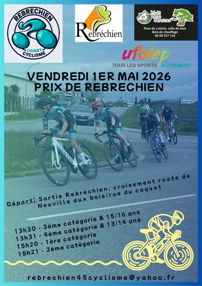 1ER MAI : CYCLYSME – PRIX DE REBRÉCHIEN