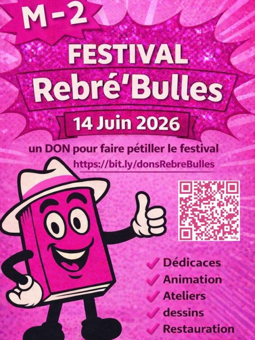 14 juin : Aidez le festival Rebre&rsquo;bulles