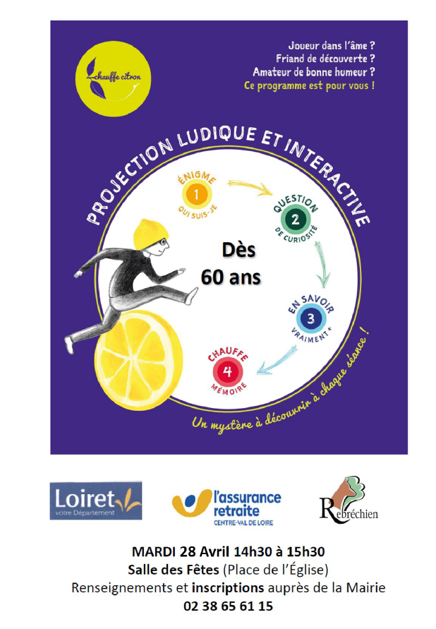 28 avril : atelier séniors chauffe-citron 28 avril : atelier séniors chauffe-citron