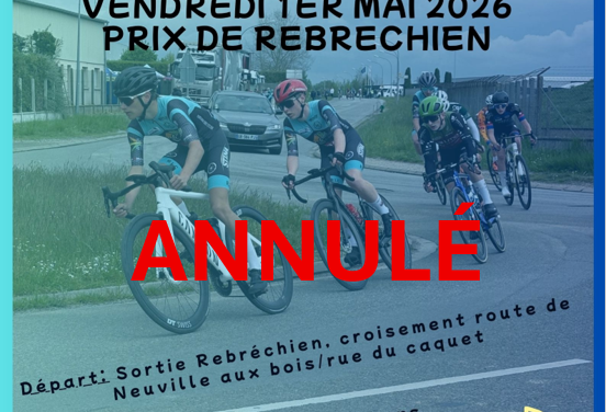 1ER MAI : CYCLYSME – PRIX DE REBRÉCHIEN