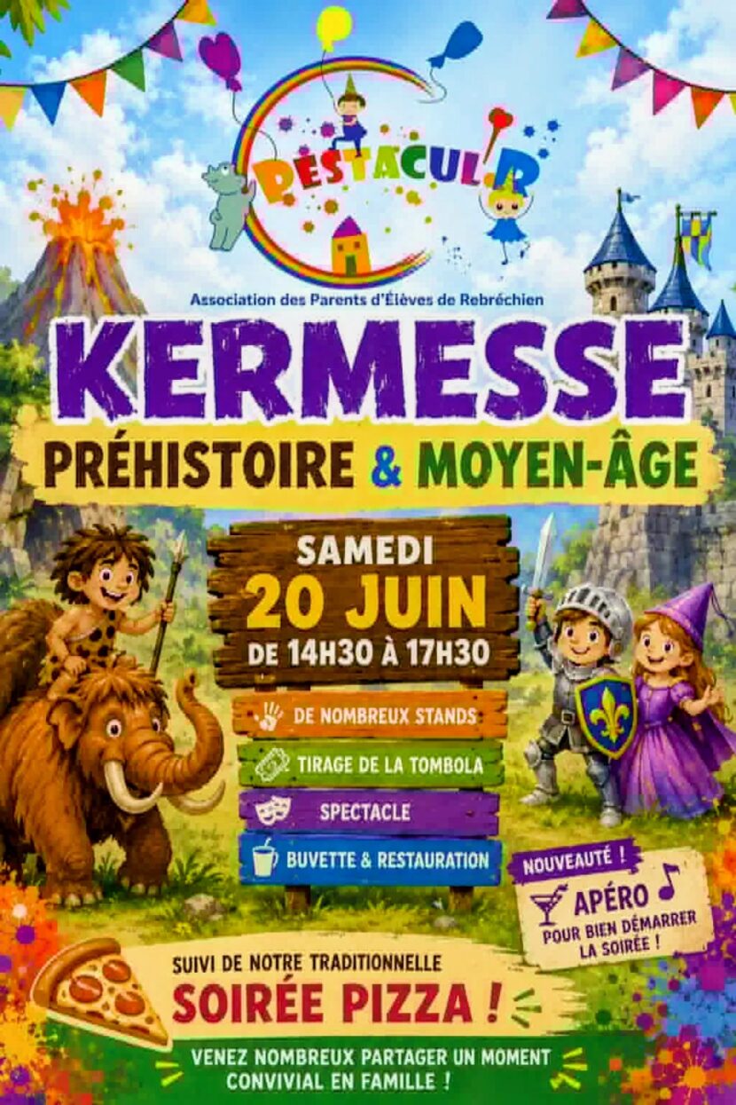 20 juin : Kermesse des écoles