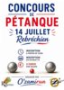 14 juillet : concours de pétanque