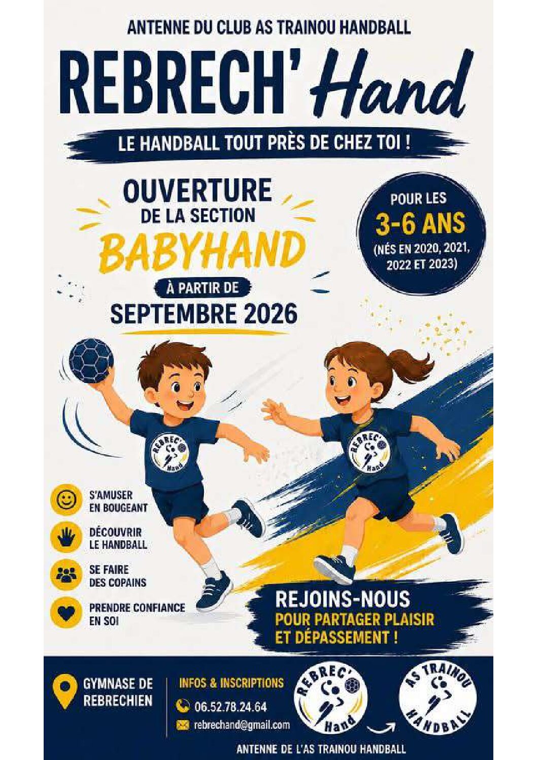 septembre 2026 : Section baby hand
