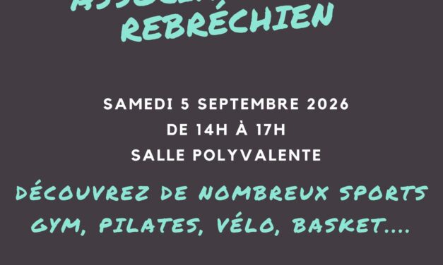 5 sept : forum des associations