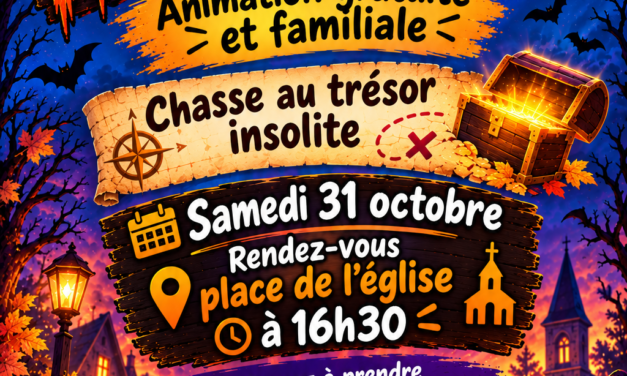 31 octobre : Chasse au trésor d&rsquo;Halloween