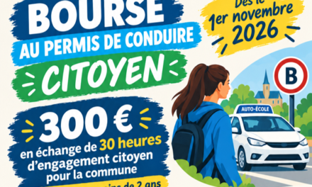1er nov : Bourse au permis de conduire citoyen